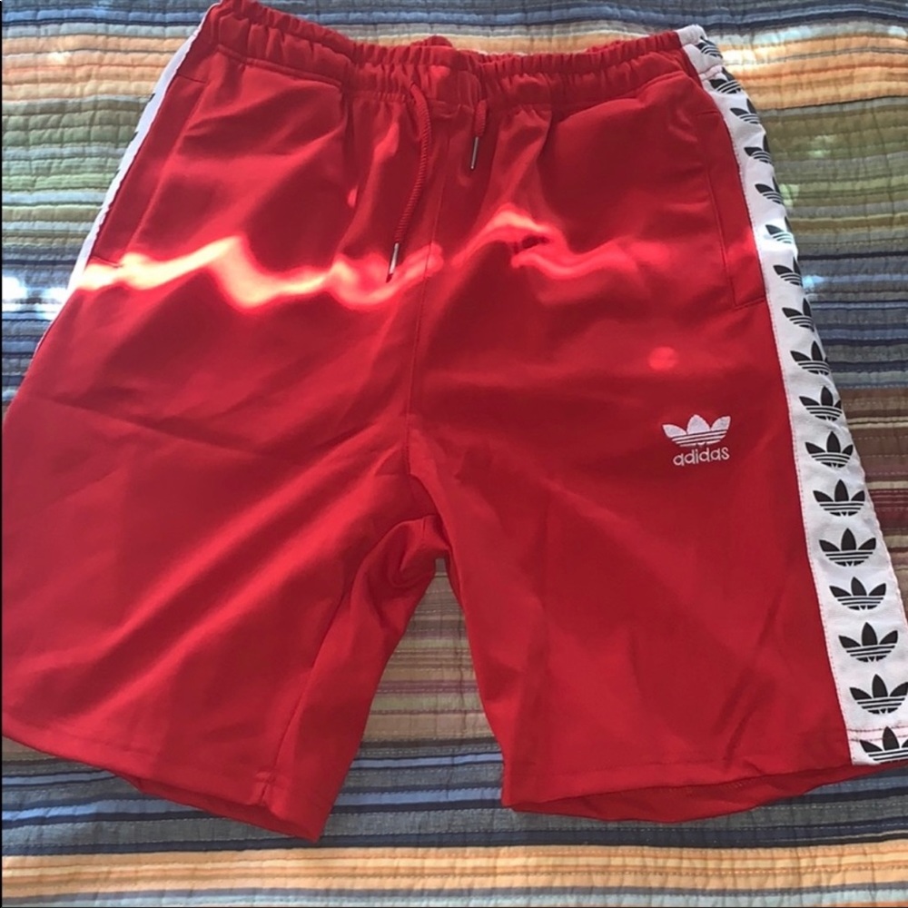 Red Adidas Shorts